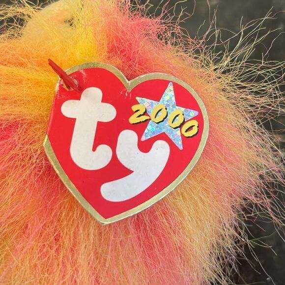 TY Beanie Baby - BUSHY the Lion (7 inch) WITH ALL TAGS 2000 - Picture 9 of 11